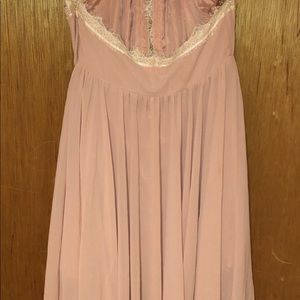 Women’s pink dress